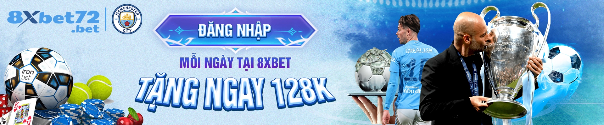 Đăng nhập mỗi ngày tại 8xbet tặng ngay 128K