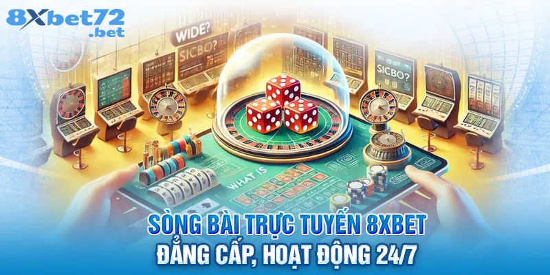 Sòng bài trực tuyến 8XBet - Đẳng cấp, hoạt động 24/7