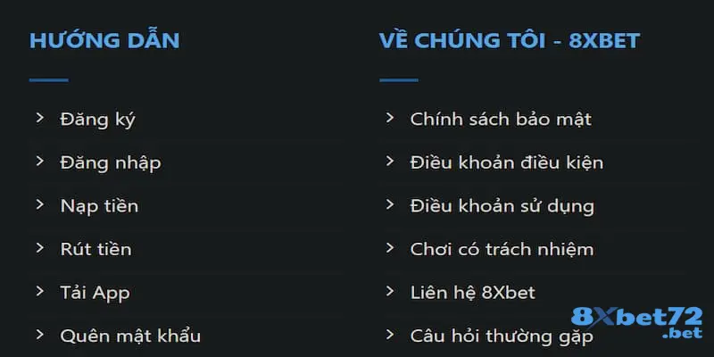 Cung cấp nhiều thông tin về 8XBet